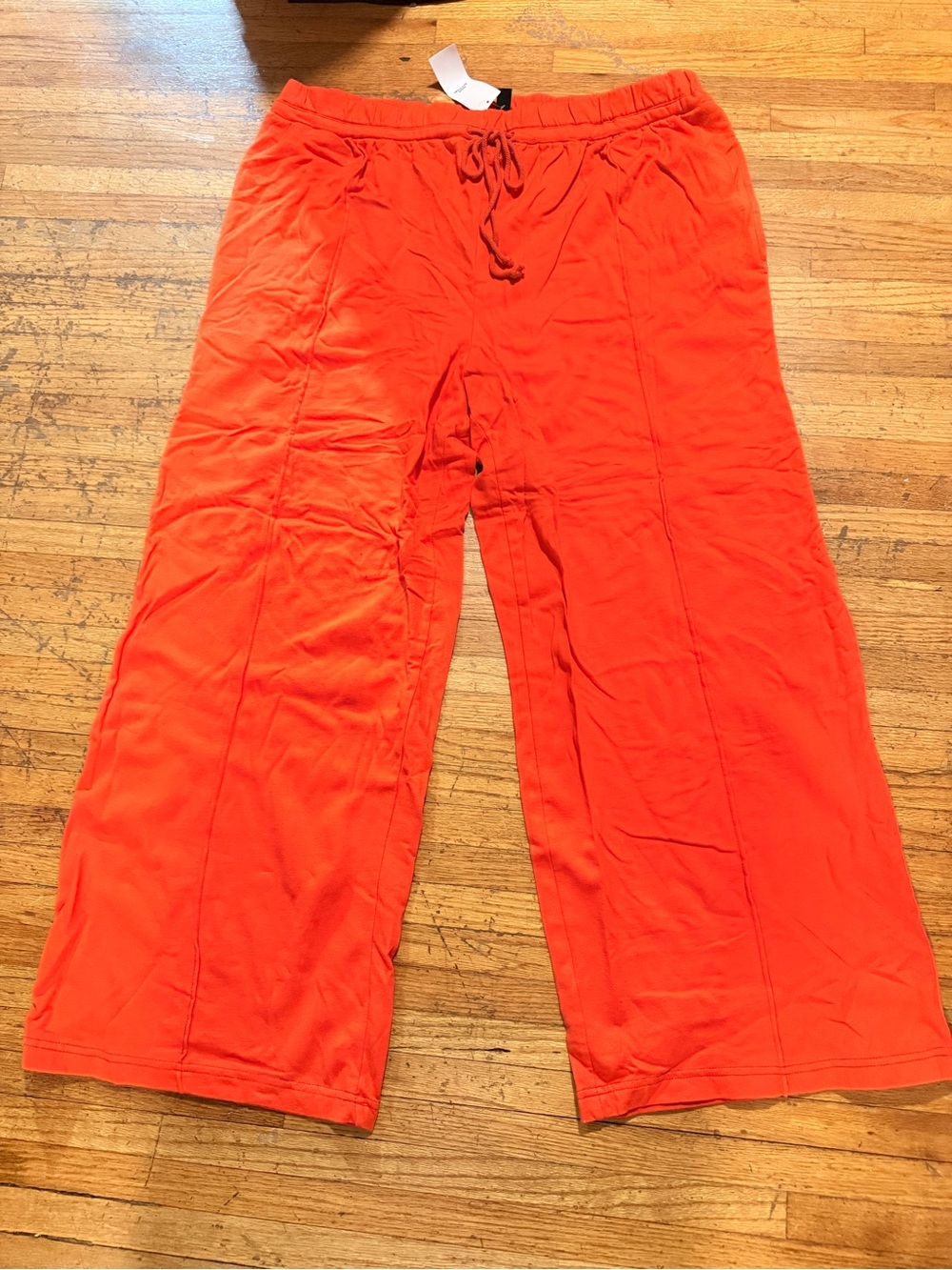 Urban Outfitters Wide-Leg Pants in Bright Orange